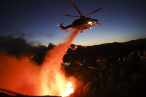 Palisades Wildfire in Los Angeles, California